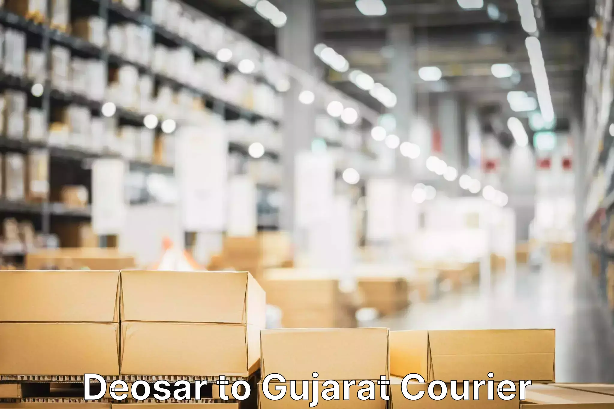 Reliable courier service in Deosar to Tharad