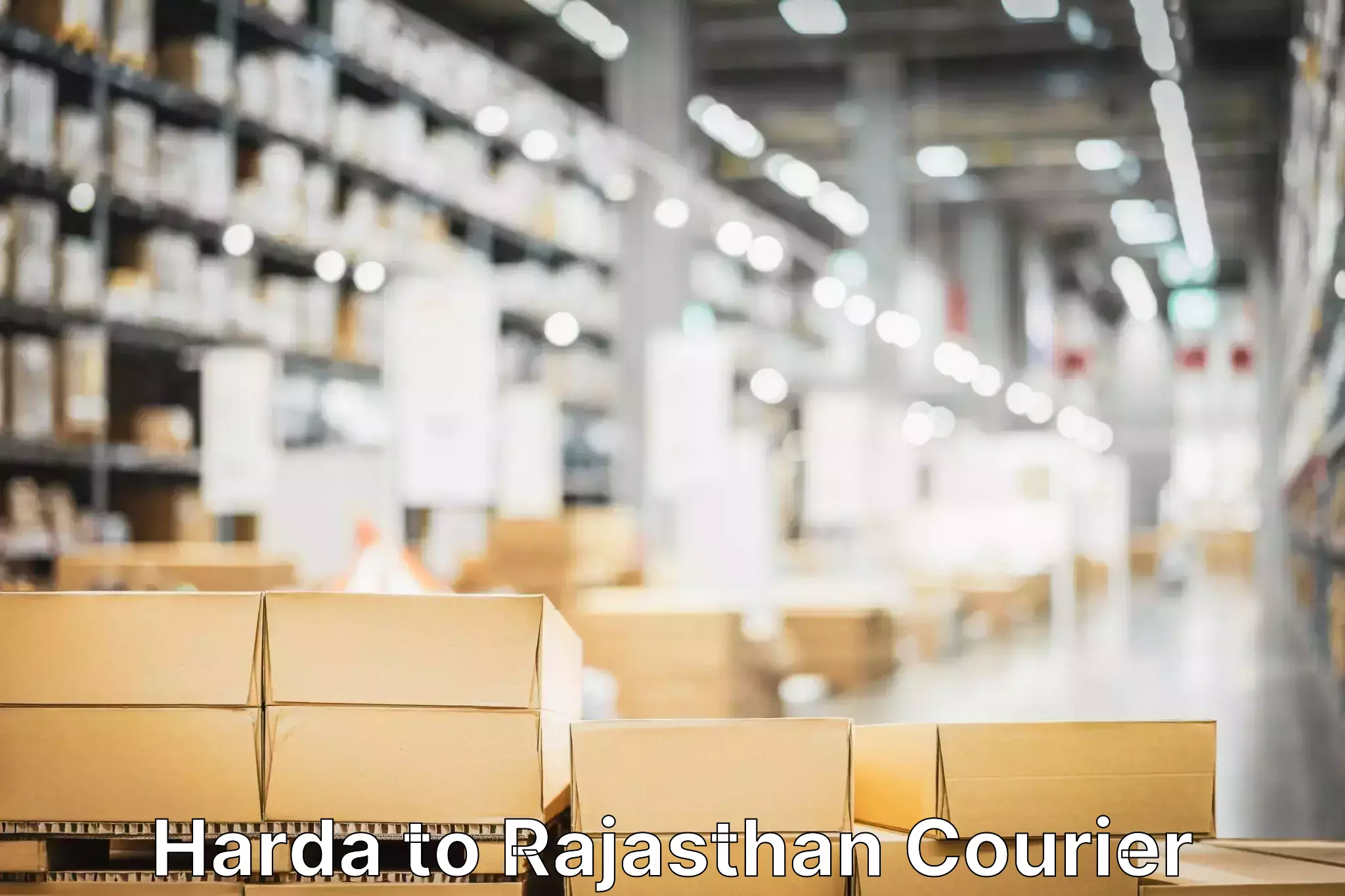 Comprehensive logistics Harda to Rajasthan
