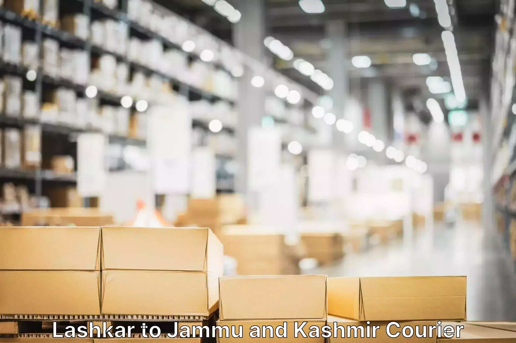 Global parcel delivery Lashkar to Jammu and Kashmir