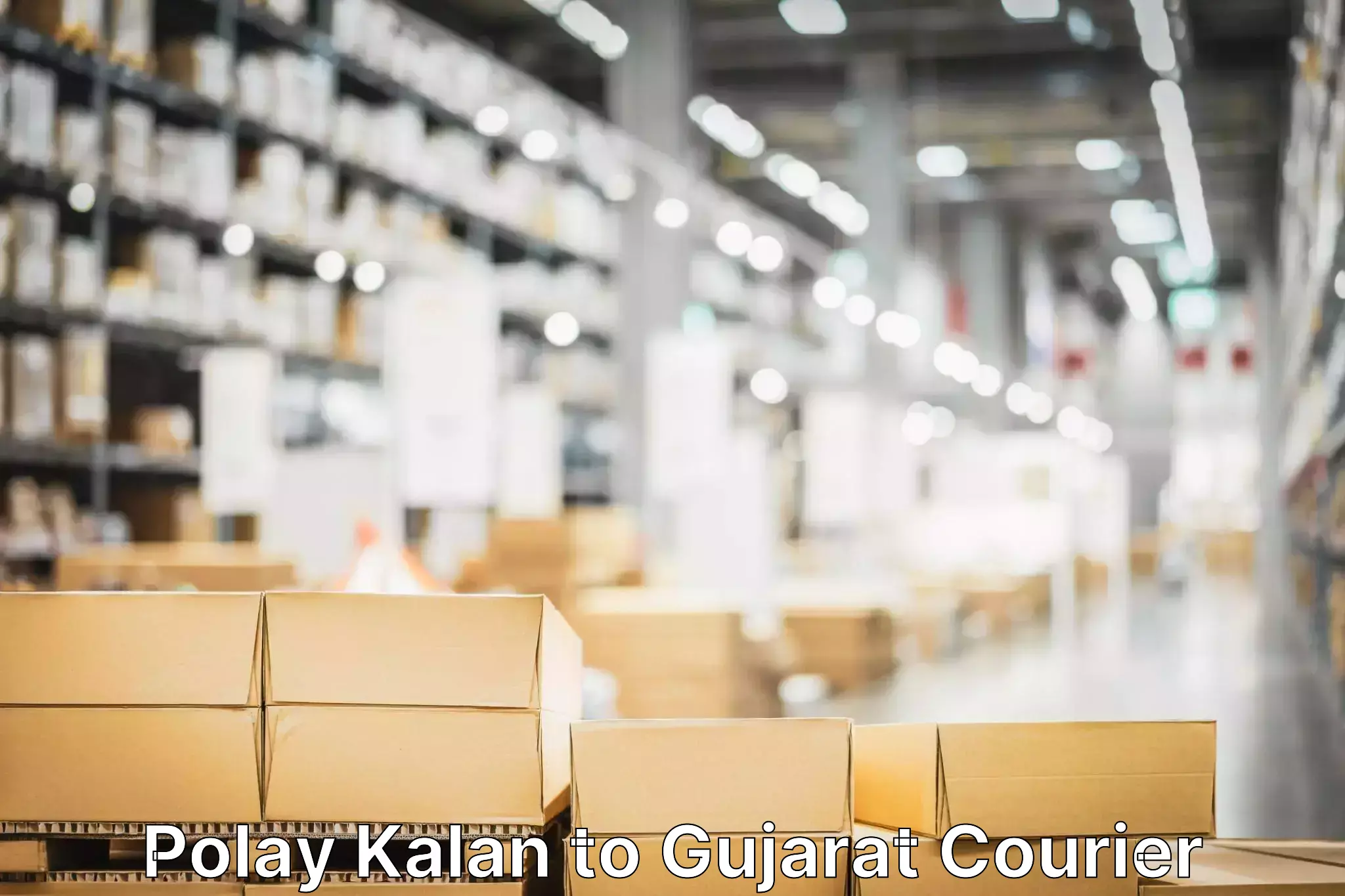 Express courier facilities Polay Kalan to Gujarat
