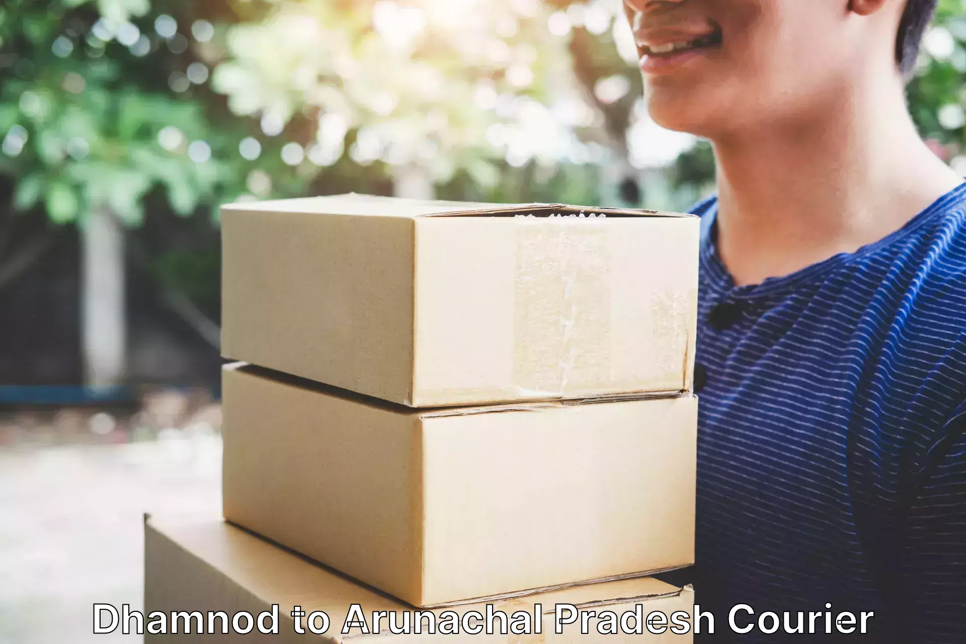 On-demand courier in Dhamnod to Changlang