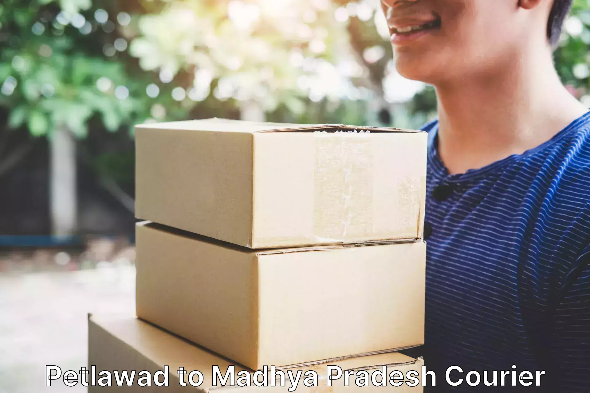 Courier services Petlawad to Madhya Pradesh