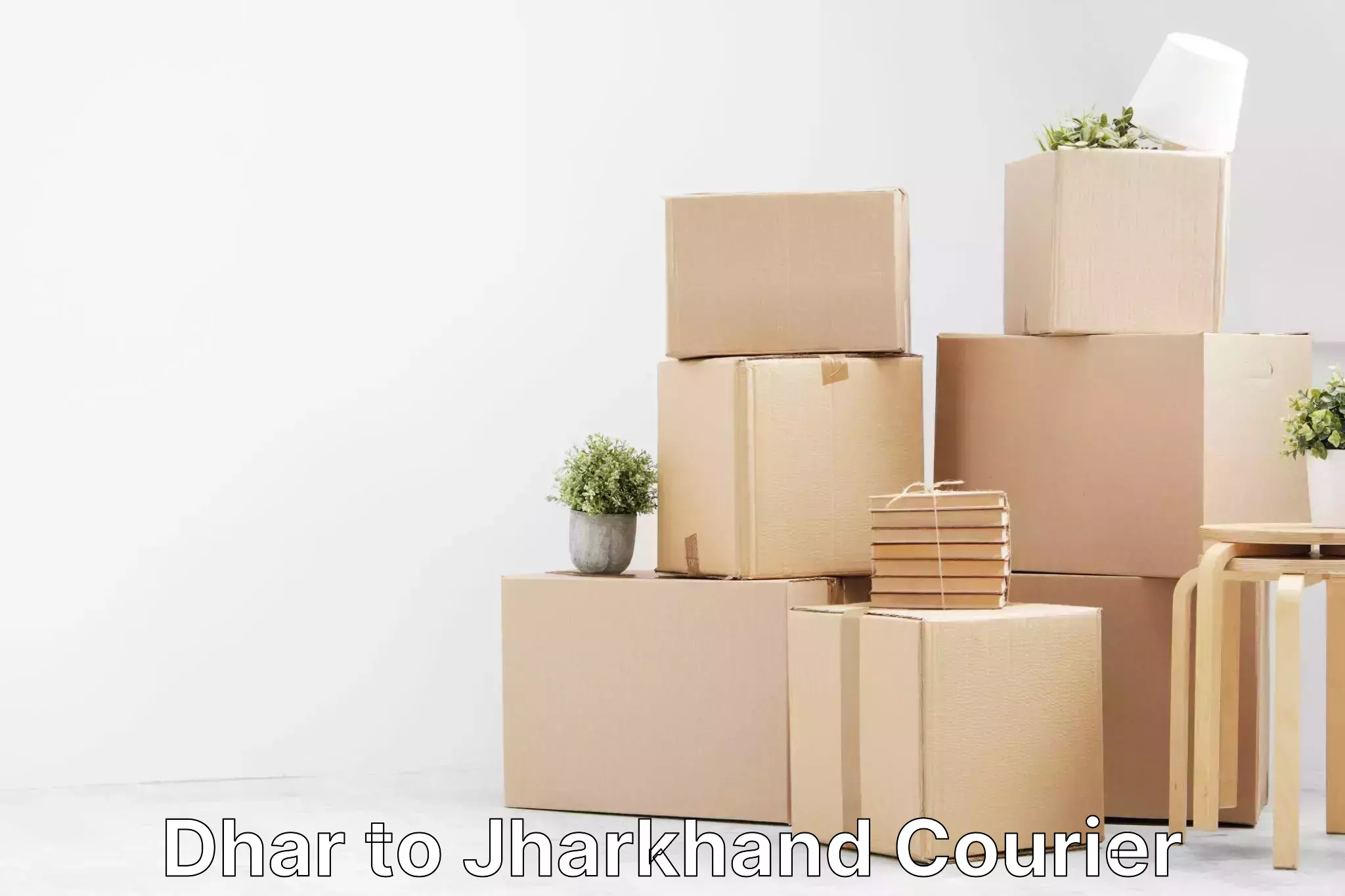 Versatile courier options Dhar to Gumla