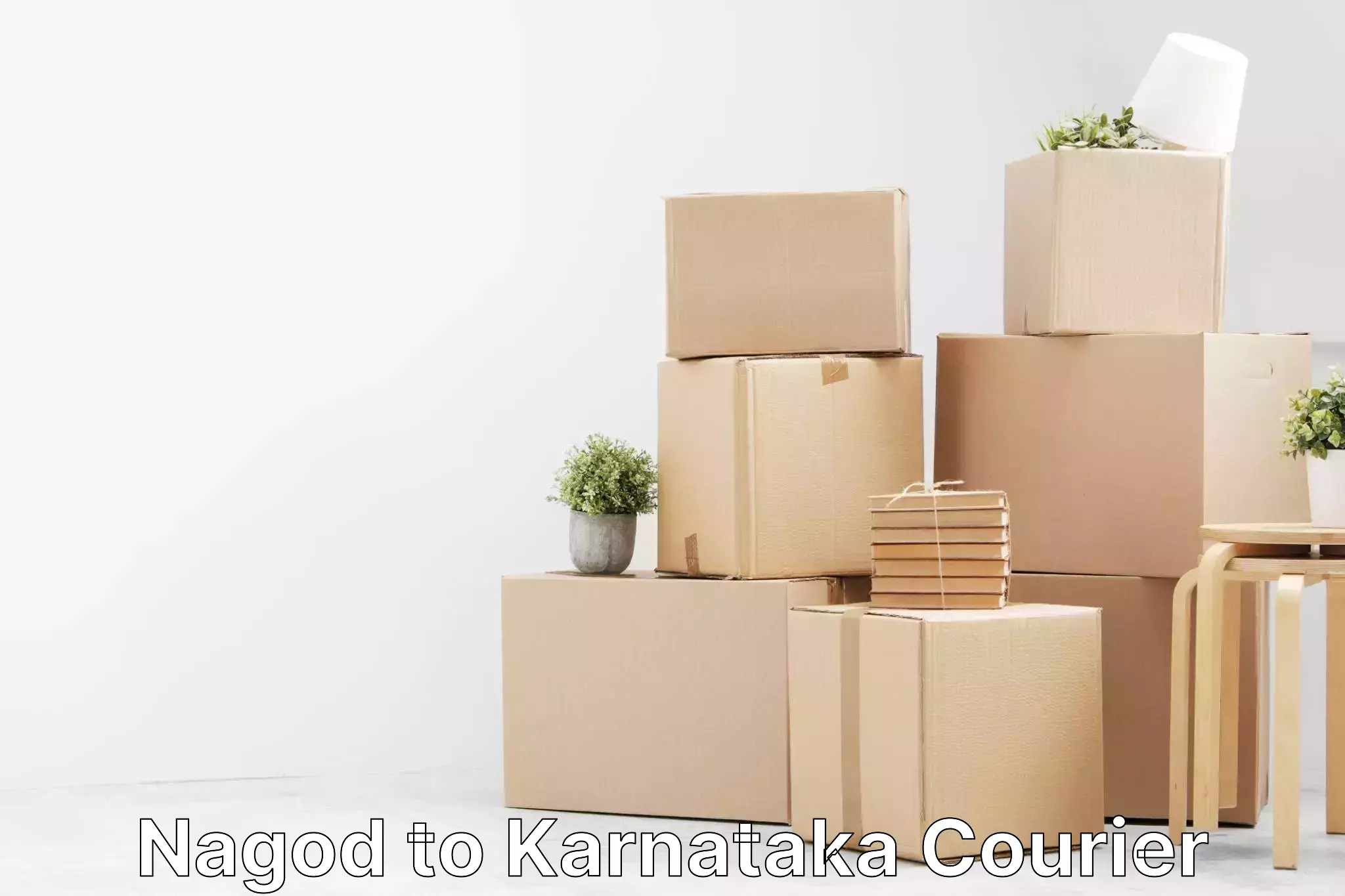 Package delivery network Nagod to Koppal