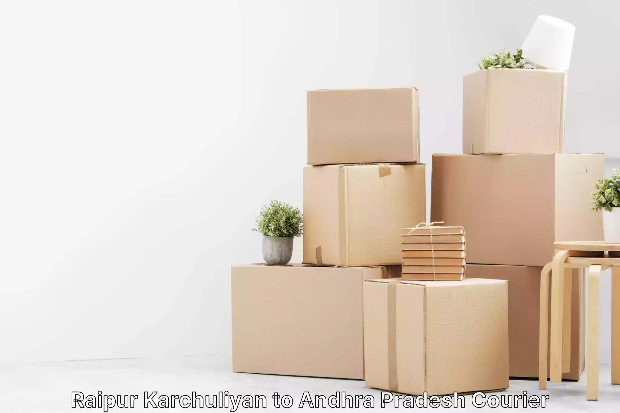 Smart parcel solutions Raipur Karchuliyan to Eluru