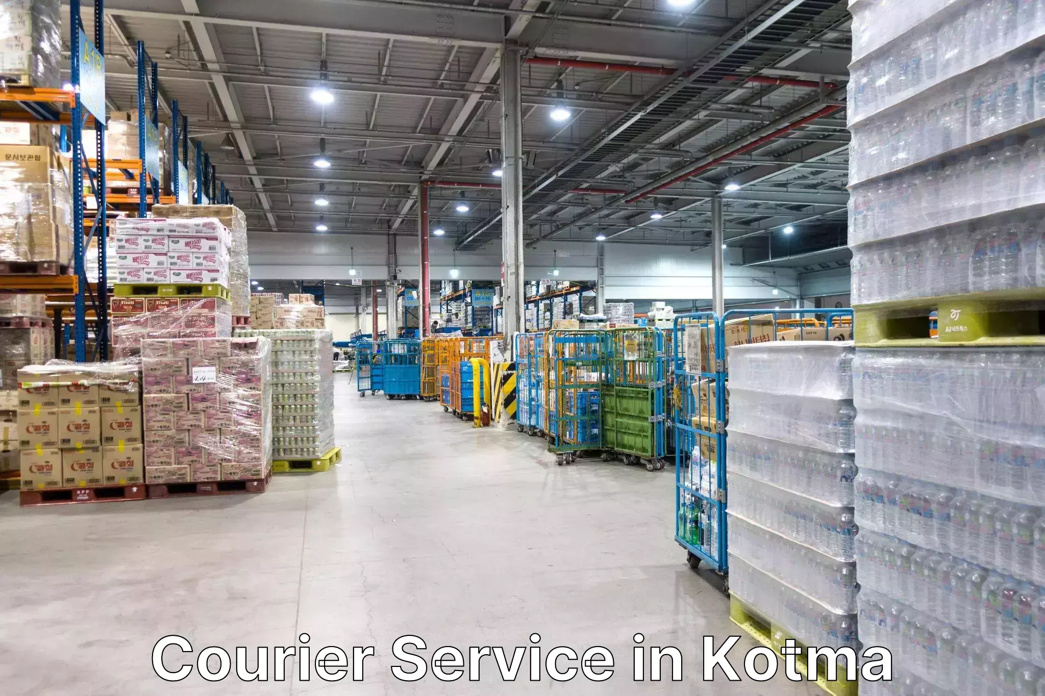 Global courier networks in Kotma