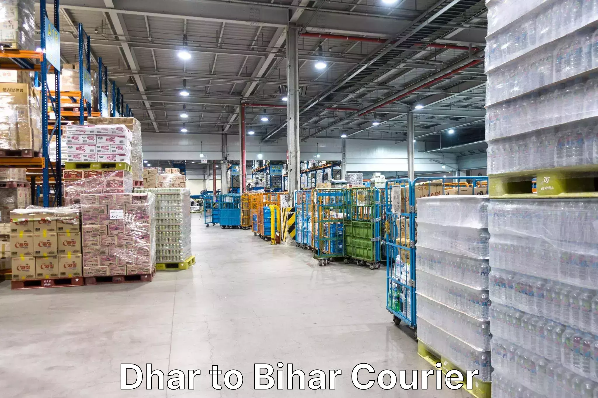 Cost-effective courier options Dhar to Araria