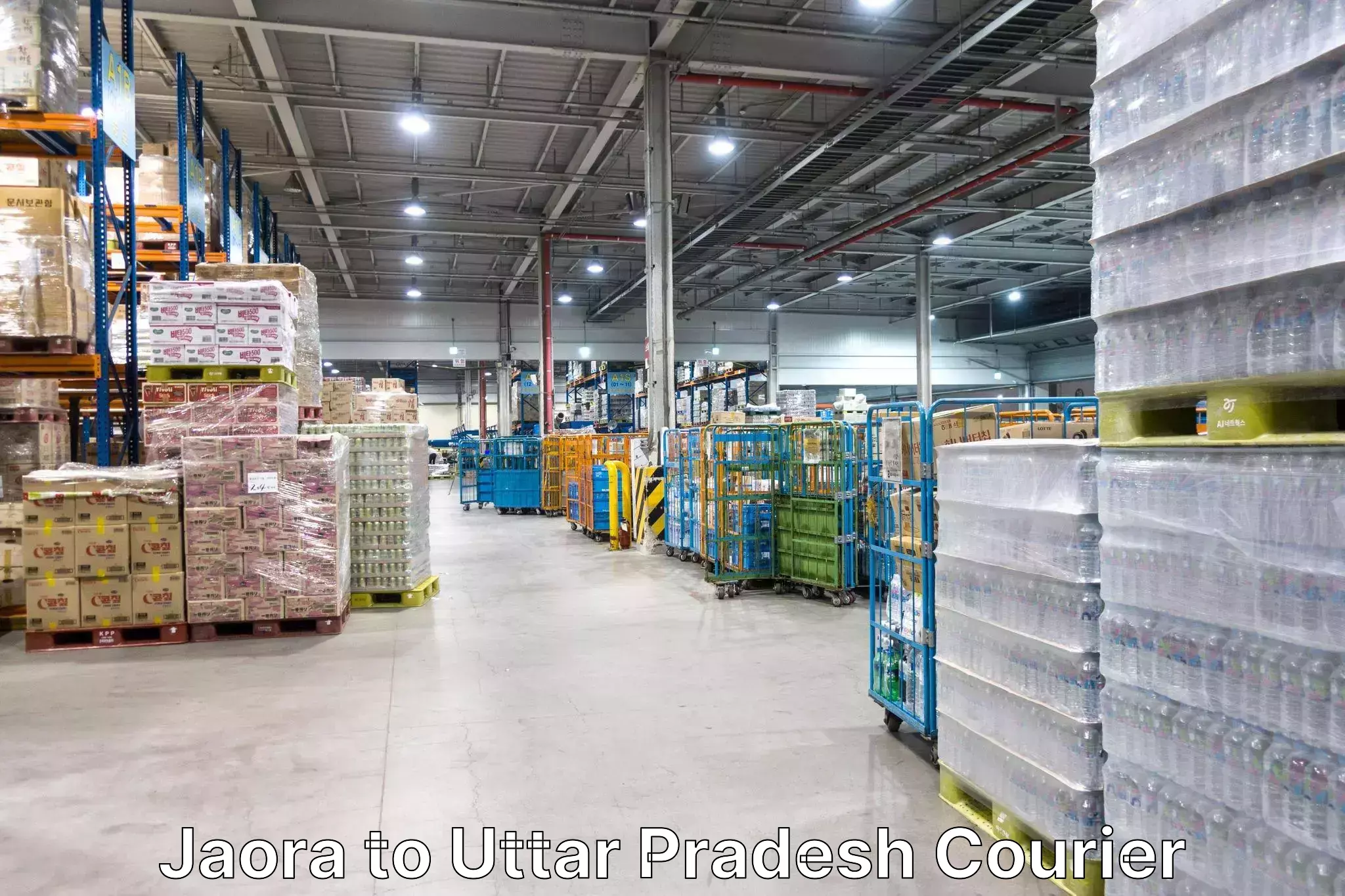 International parcel service Jaora to Uttar Pradesh