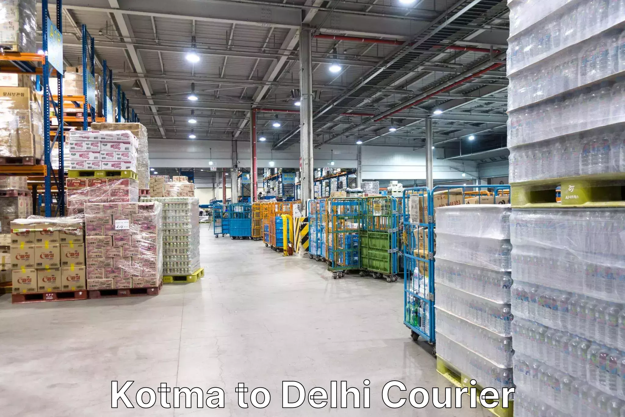 Cost-effective courier options Kotma to Delhi