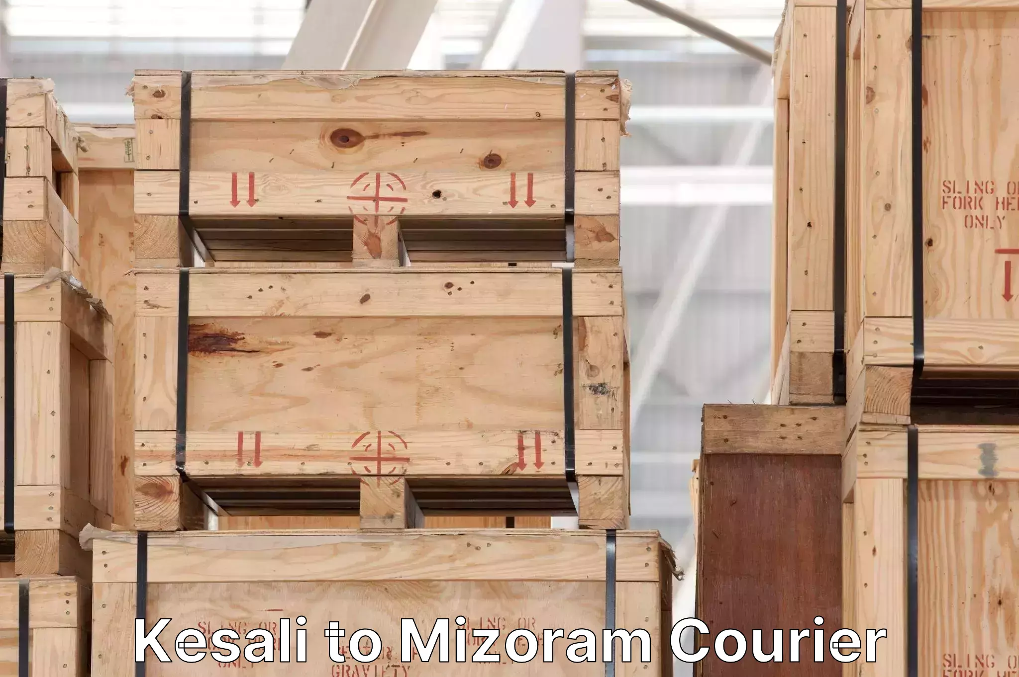 Reliable package handling Kesali to Mizoram