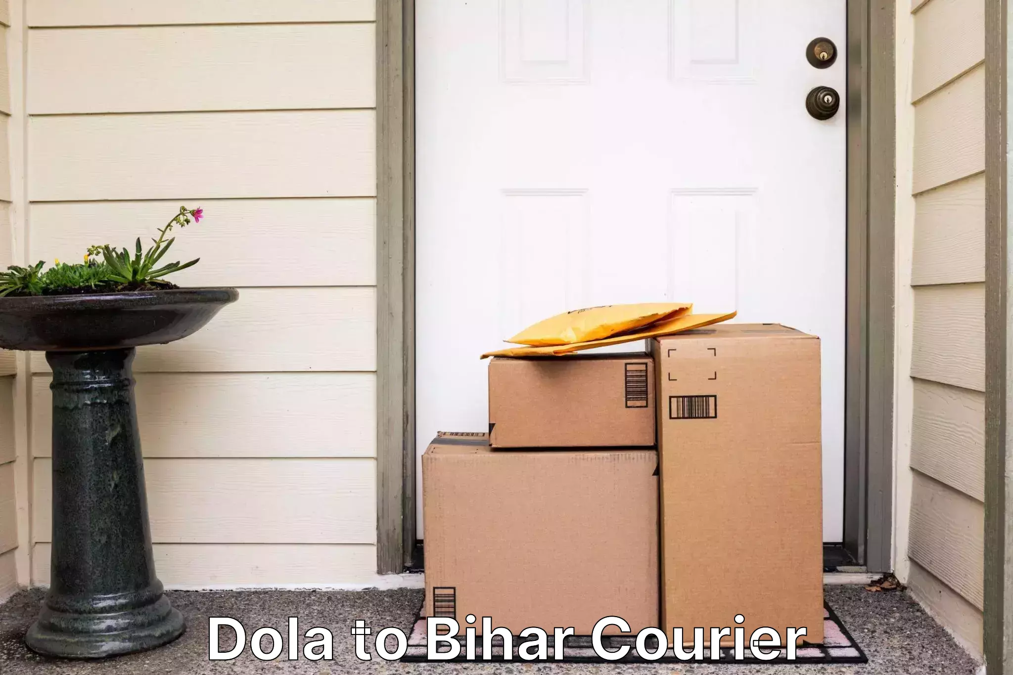 Overnight delivery services Dola to Bihar