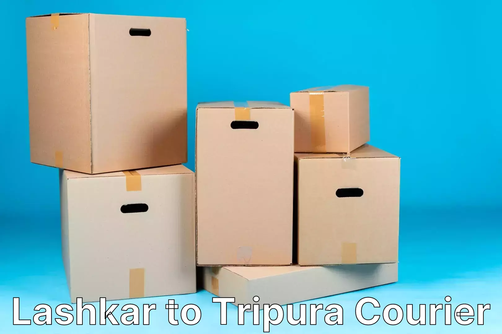 Local courier options in Lashkar to Tripura
