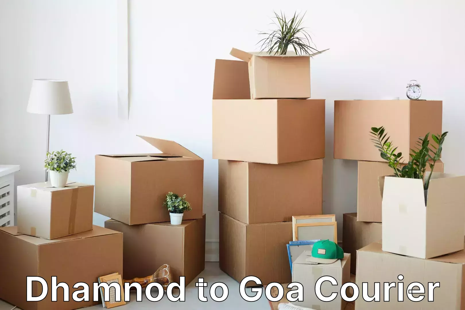 On-time delivery services Dhamnod to Goa