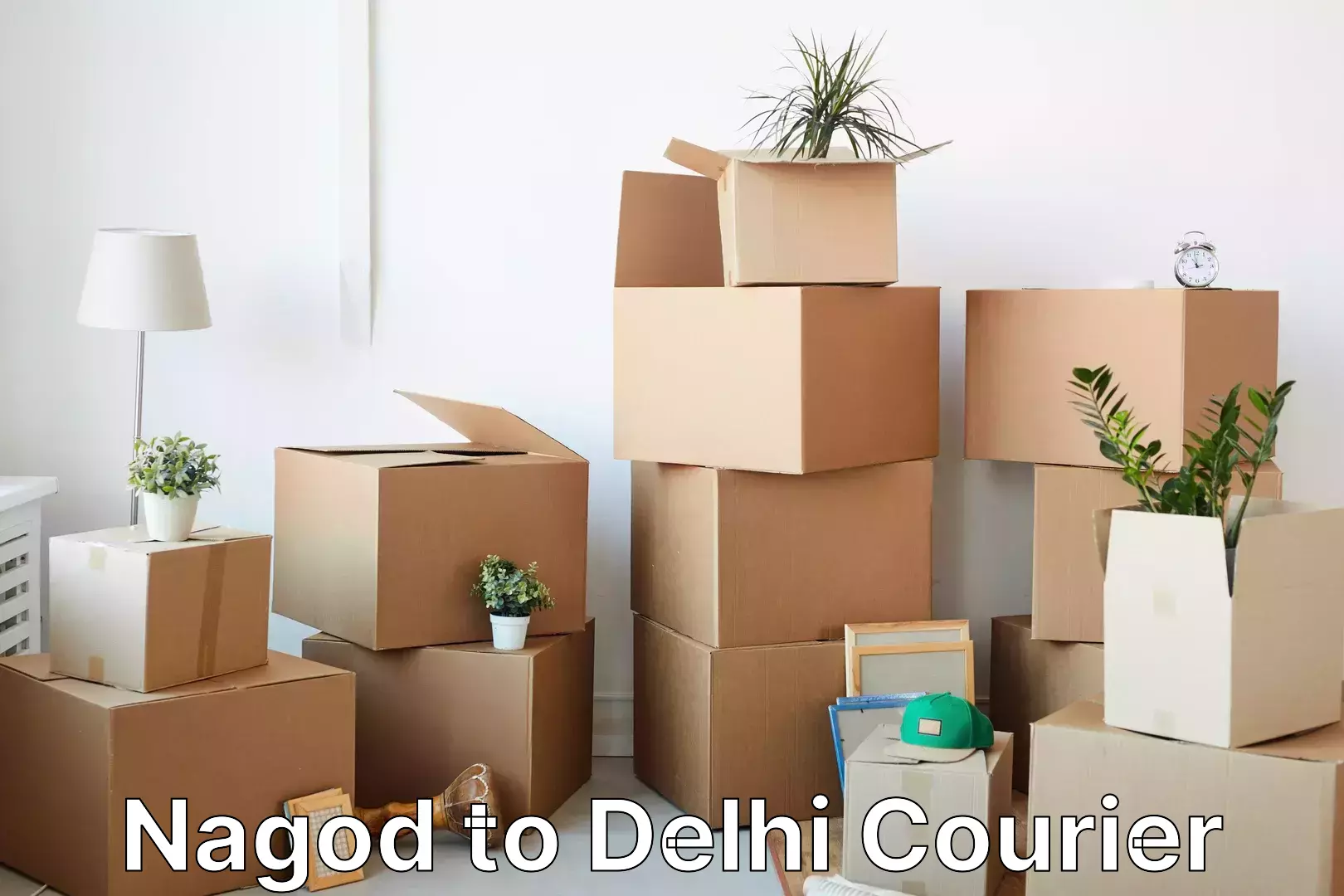 Courier services Nagod to Krishna Nagar