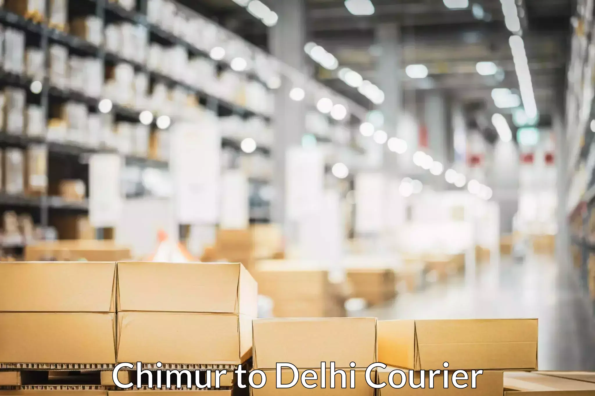 Household goods movers Chimur to University of Delhi
