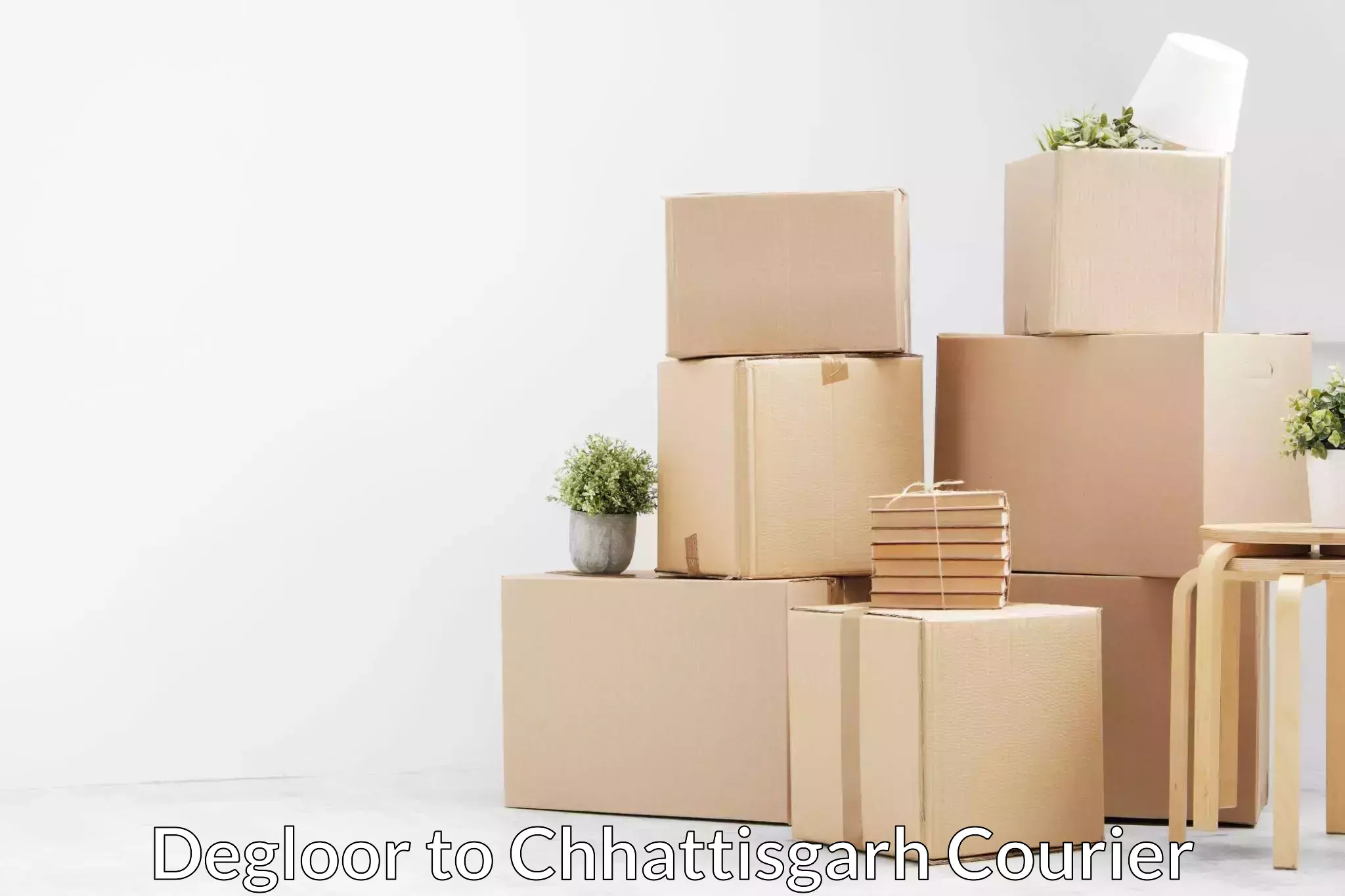 Household moving experts Degloor to Chhattisgarh