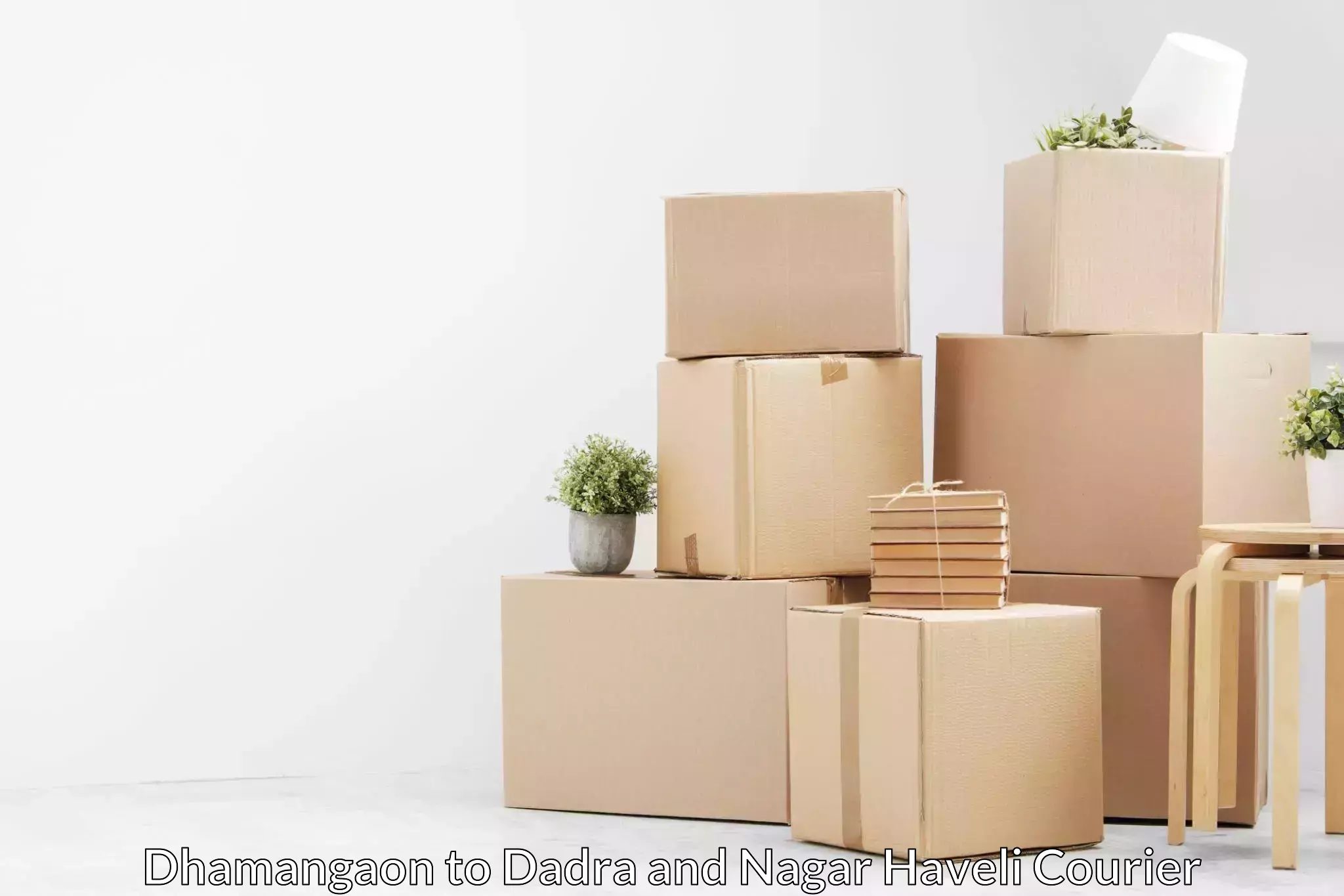 Household goods movers and packers Dhamangaon to Silvassa