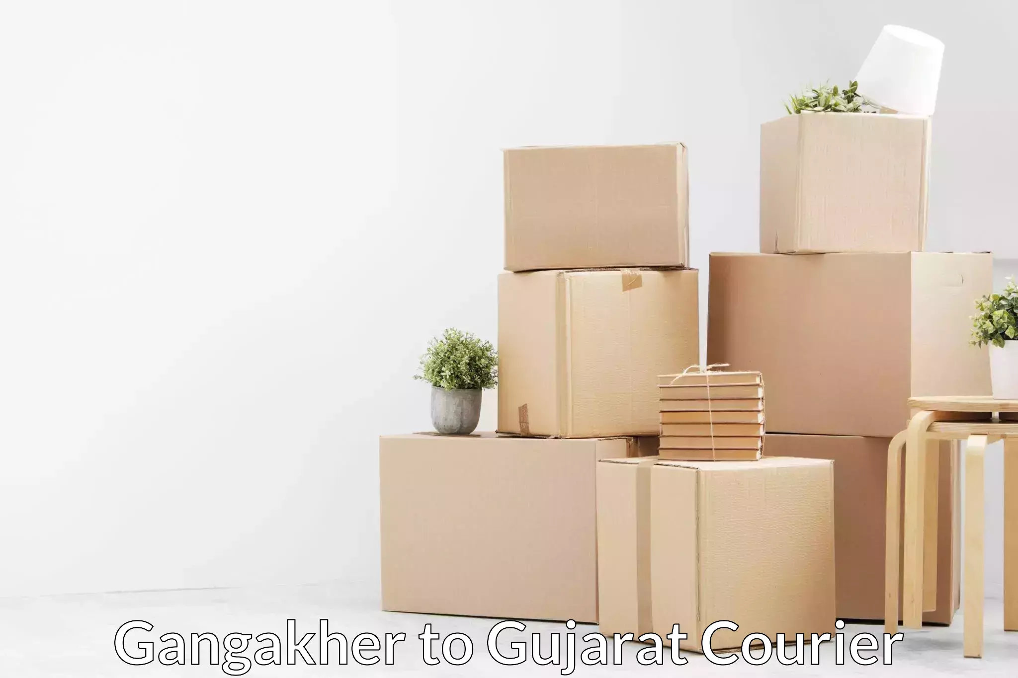Furniture delivery service Gangakher to Kandla Port