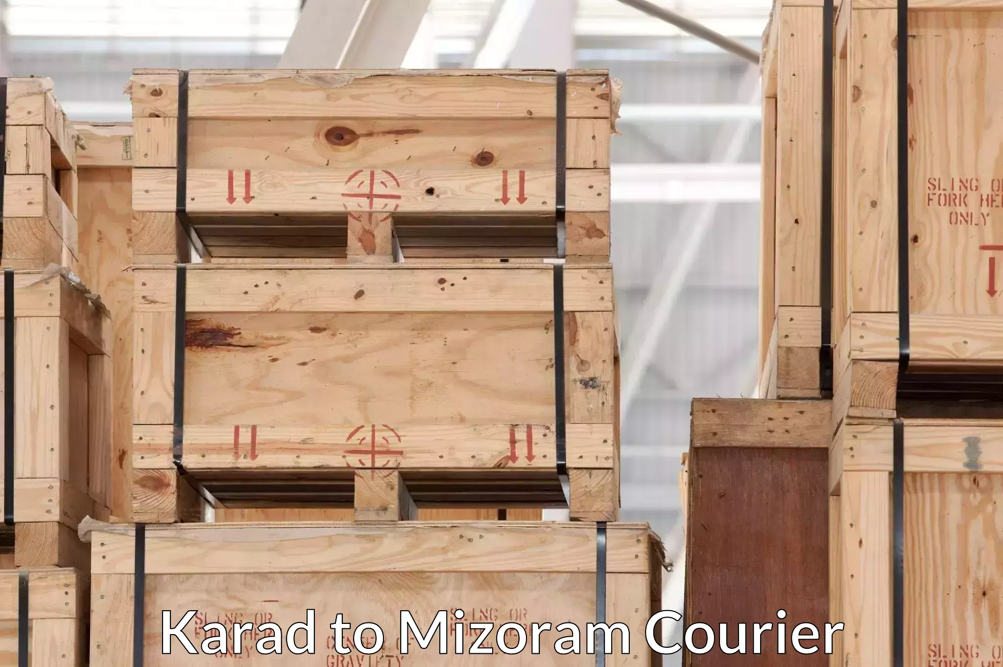 Furniture transport specialists Karad to Khawzawl