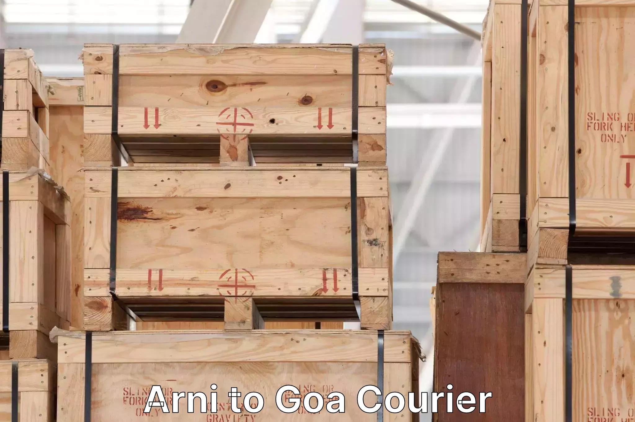 Baggage delivery optimization Arni to Goa