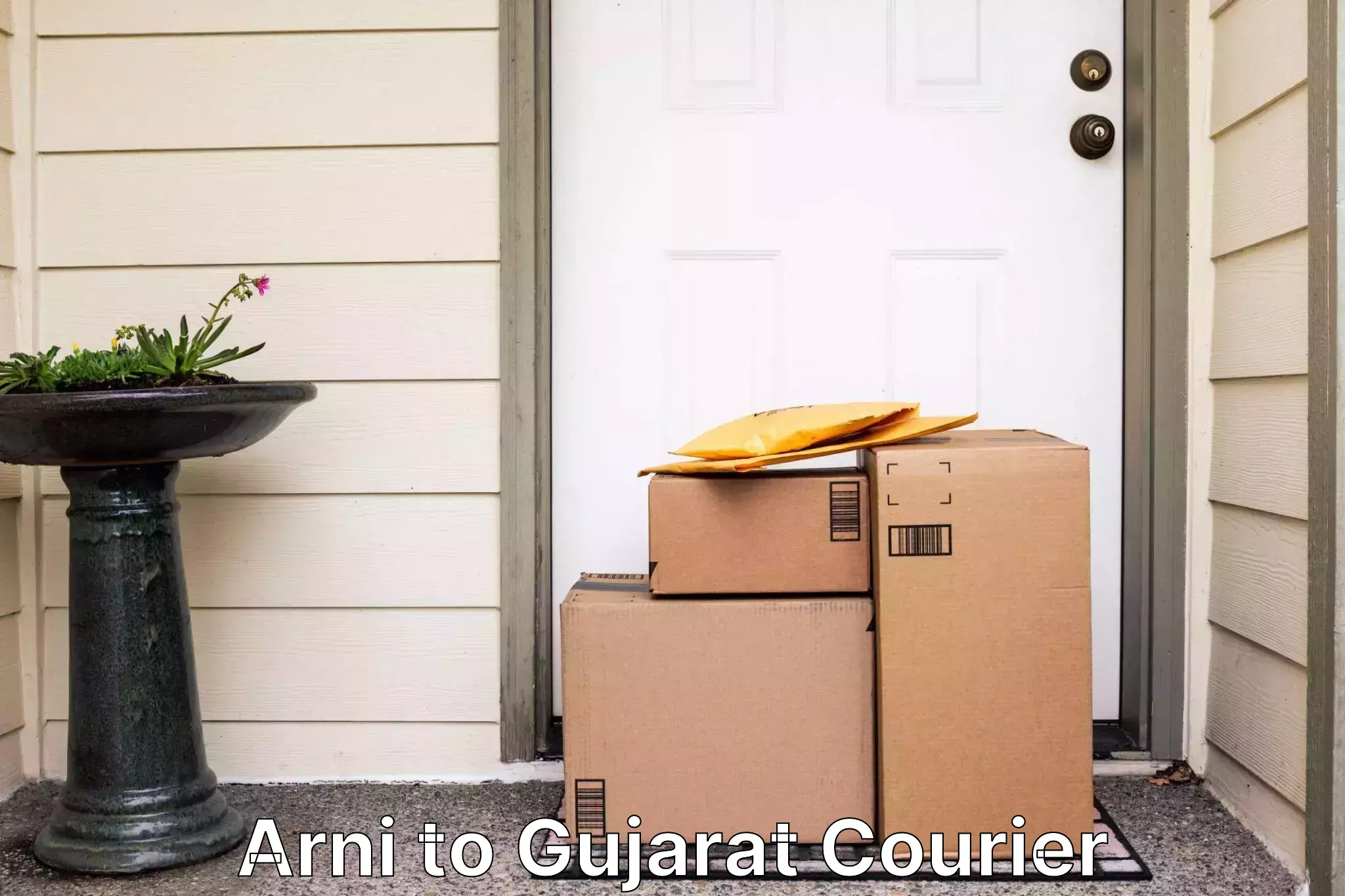 Citywide baggage courier Arni to Ankleshwar