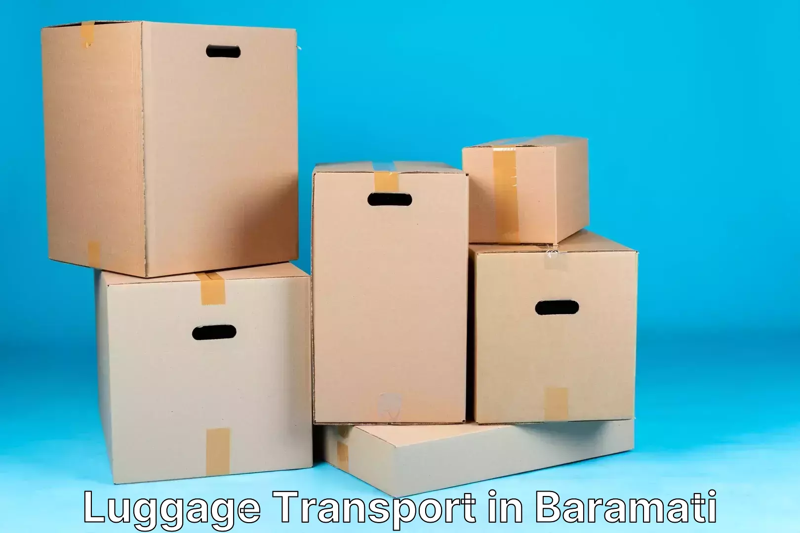 Luggage shipment tracking in Baramati