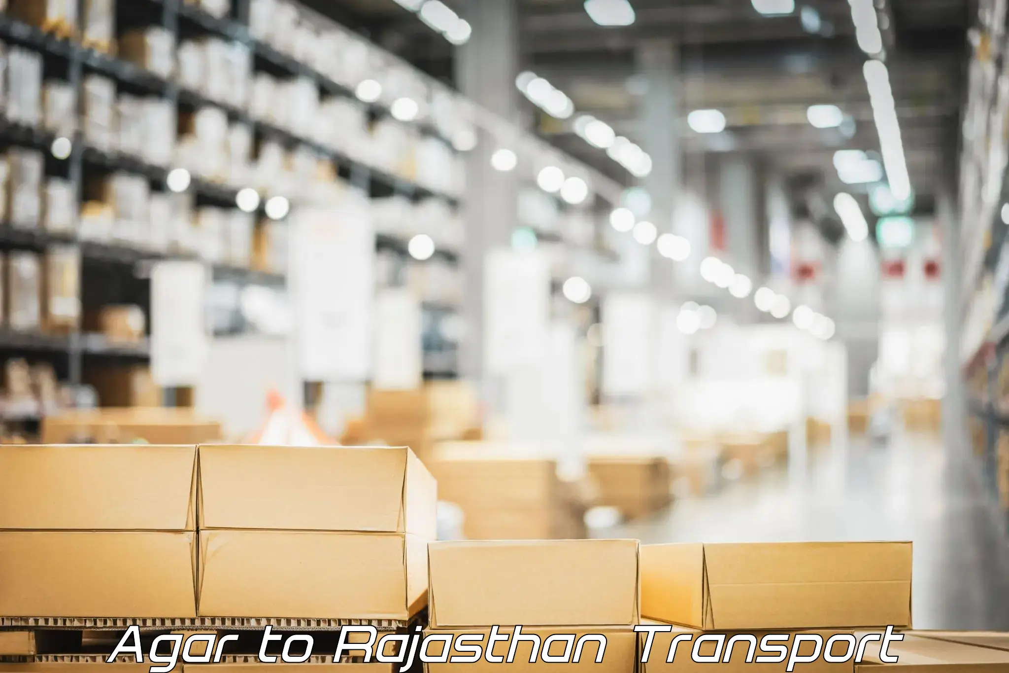 Furniture transport service Agar to Rajasthan