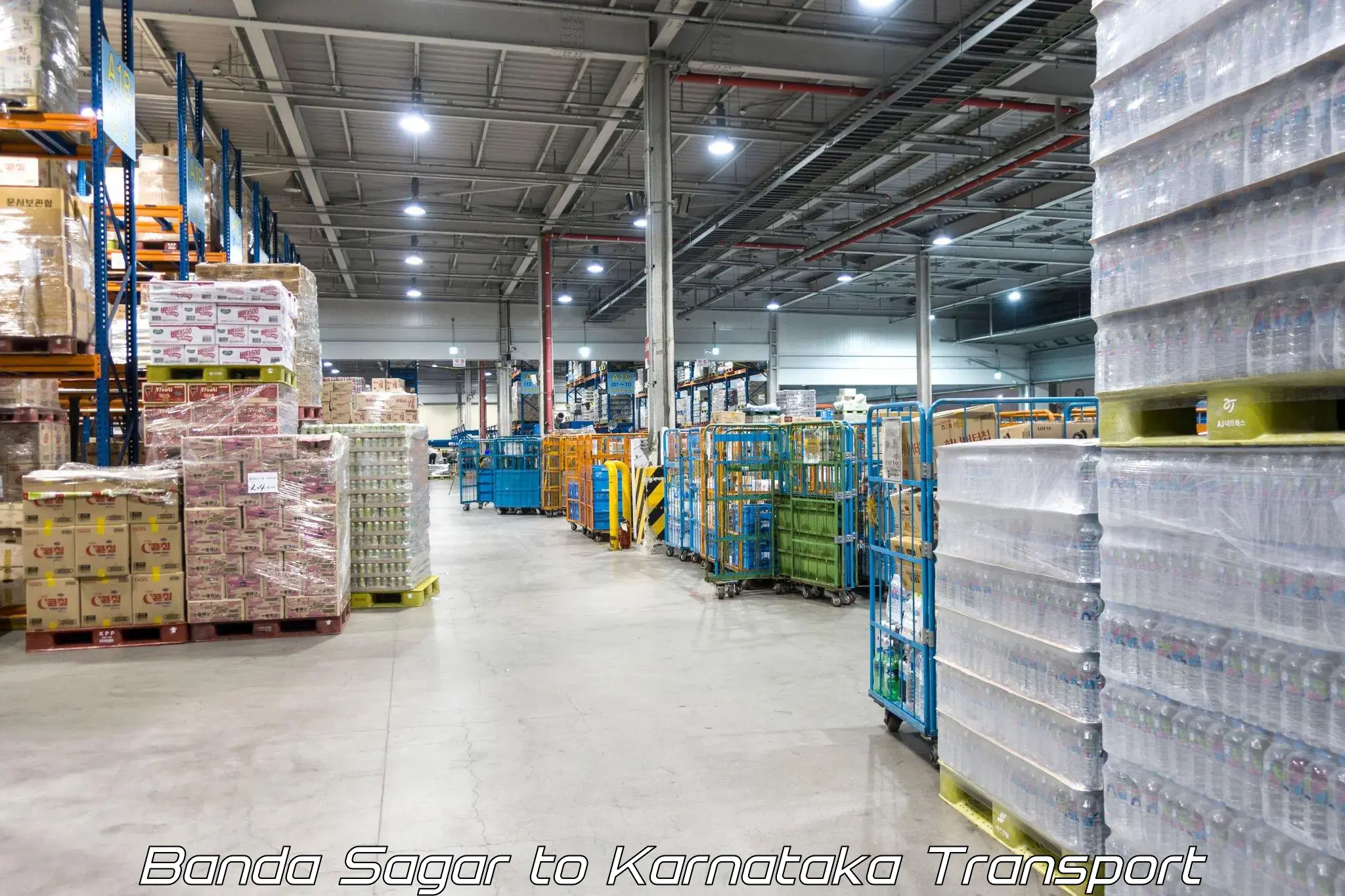 India truck logistics services Banda Sagar to Haliyal