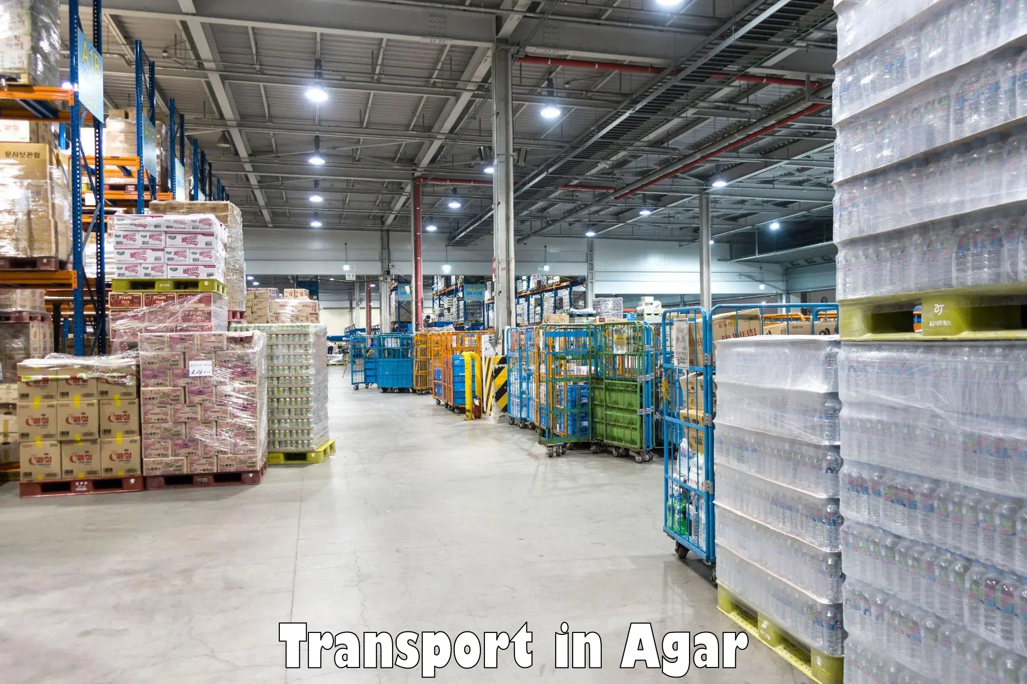 Interstate goods transport in Agar